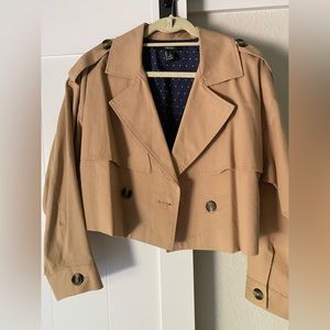Forever21 Cropped Trech Jacket